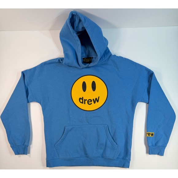 drew house Other - Drew House Mascot Hoodie Sky Blue XL Justin Bieber Smiley Face Streetwear